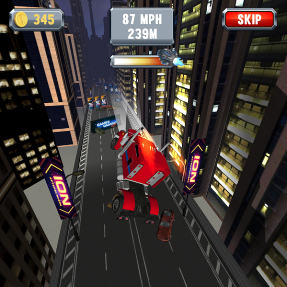 Stunt Truck Jumping BoomBit