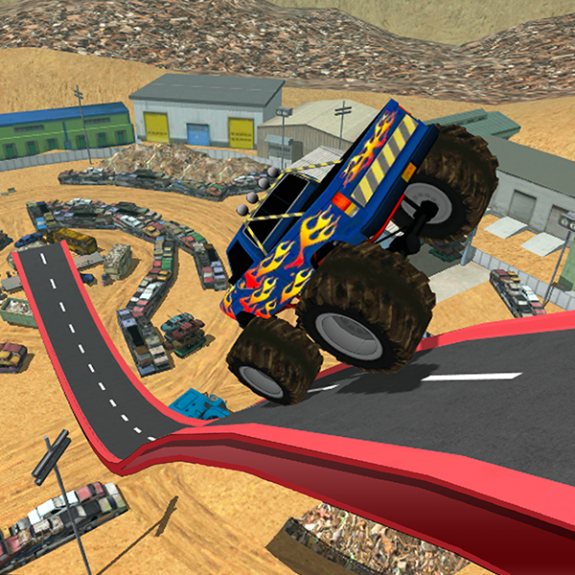 Construction Ramp Jumping BoomBit