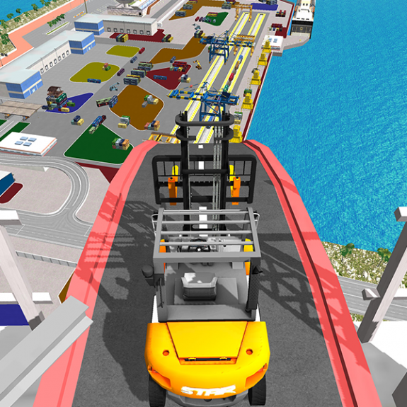 Construction Ramp Jumping BoomBit